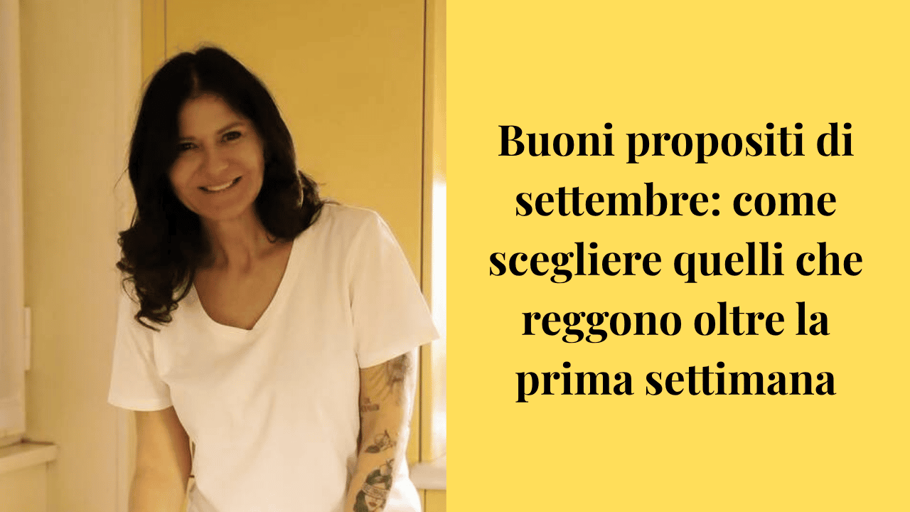 Grafica buoni propositi di settembre